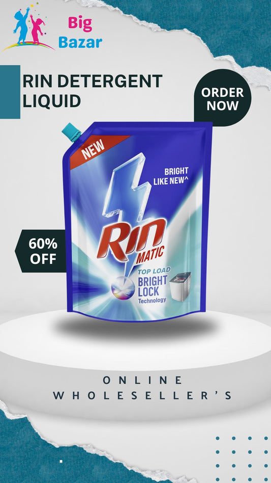 Rin Detergent Liquid 2L Pouch - Top Load